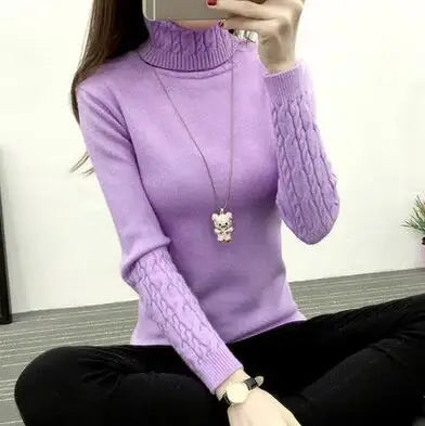 Sorella Ribbed Turtleneck Sweater