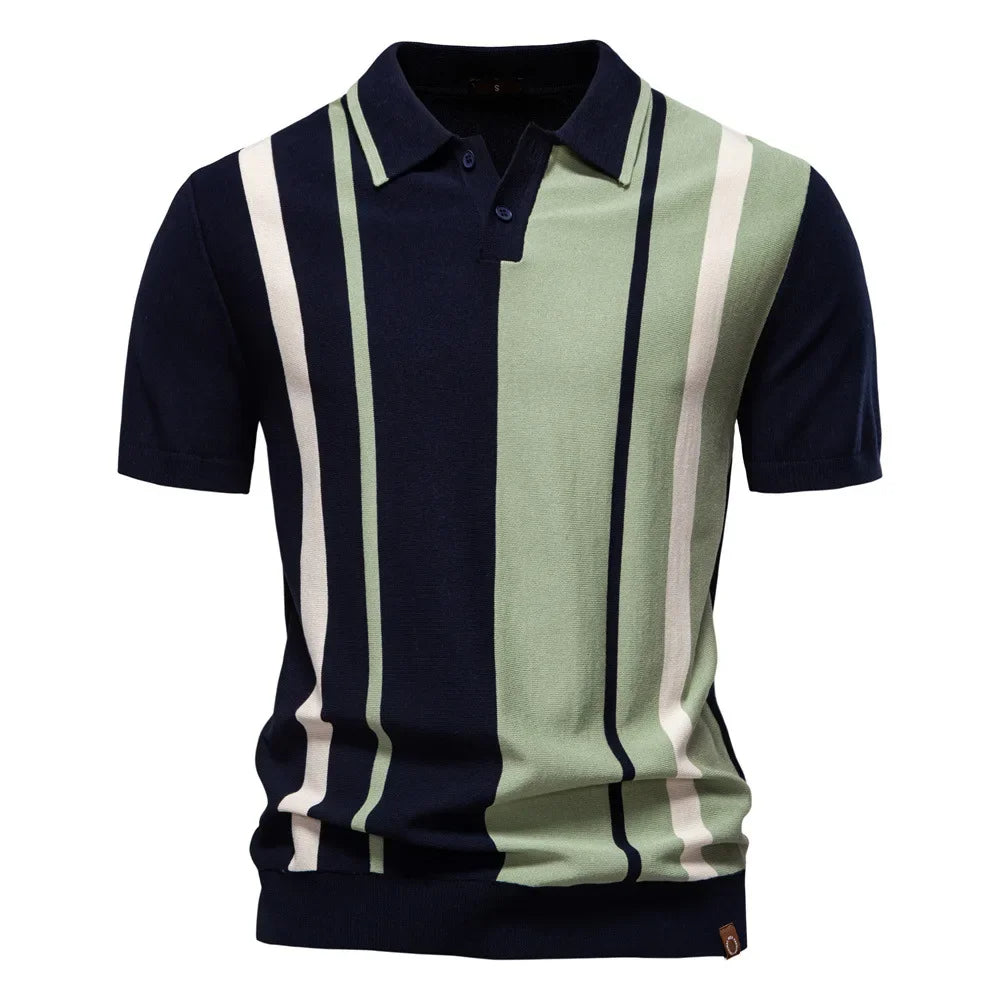Varenna Contrast Knit Polo