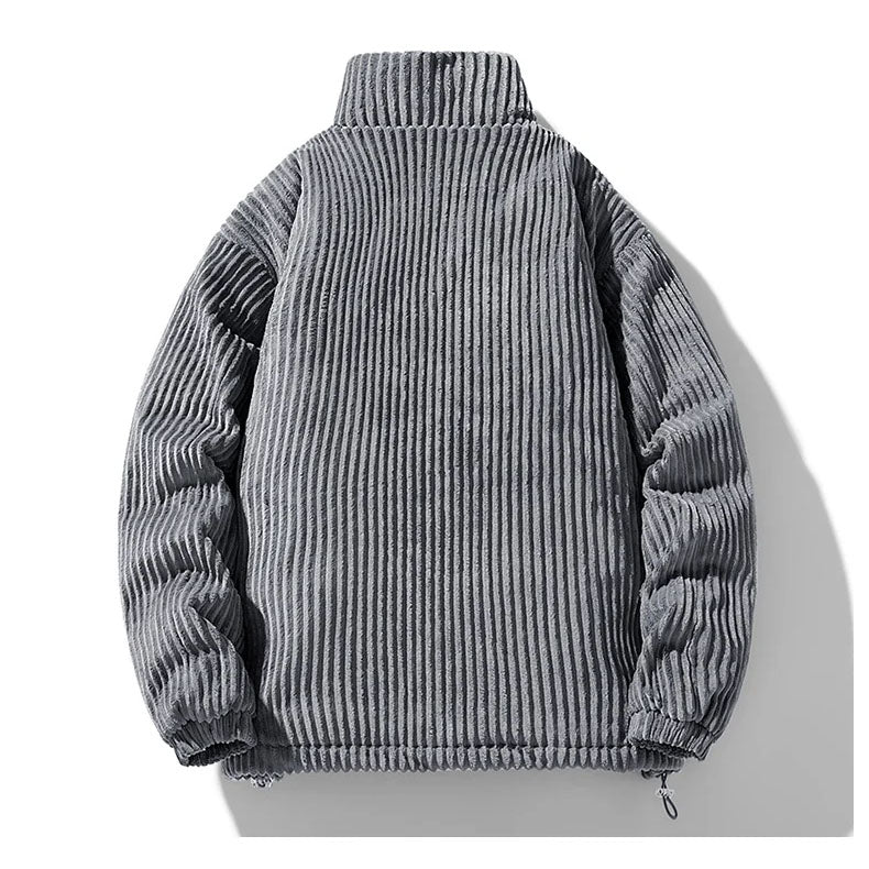 Bordeaux Quilted Corduroy Jacket