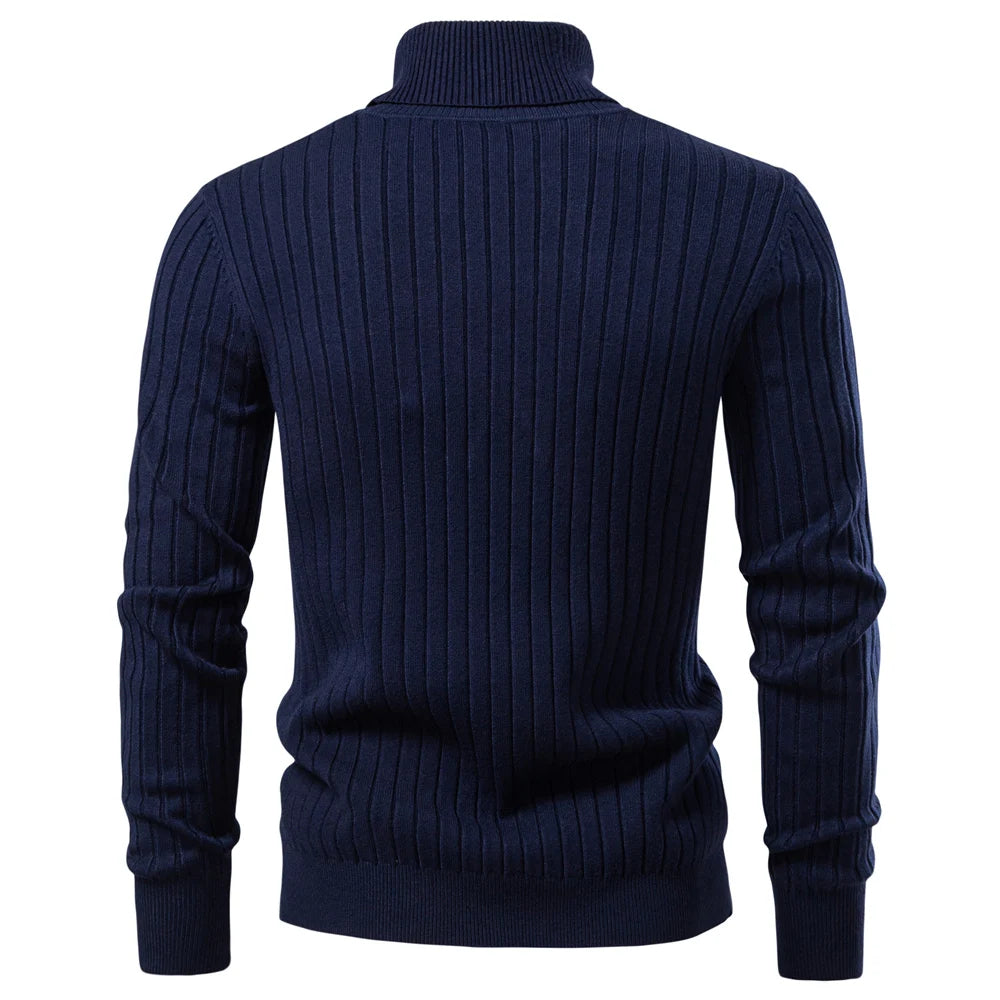 Dalton Ribbed Knit Turtleneck