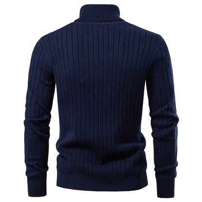 Dalton Ribbed Knit Turtleneck