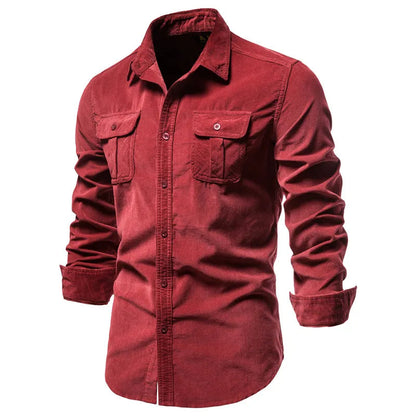 Astoria Slim-Fit Corduroy Shirt