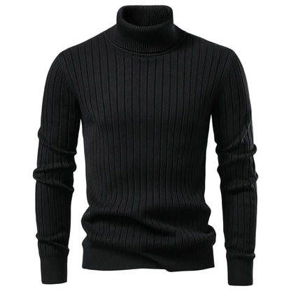 Dalton Ribbed Knit Turtleneck