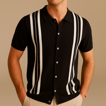 Elston Striped Polo Shirt