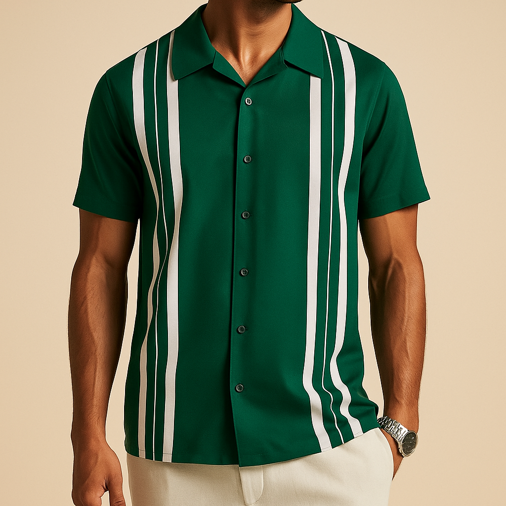 Elston Striped Polo Shirt