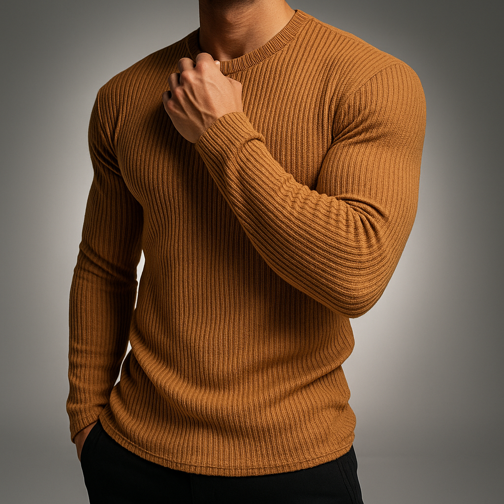 Laurent Rib-Knit Sweater