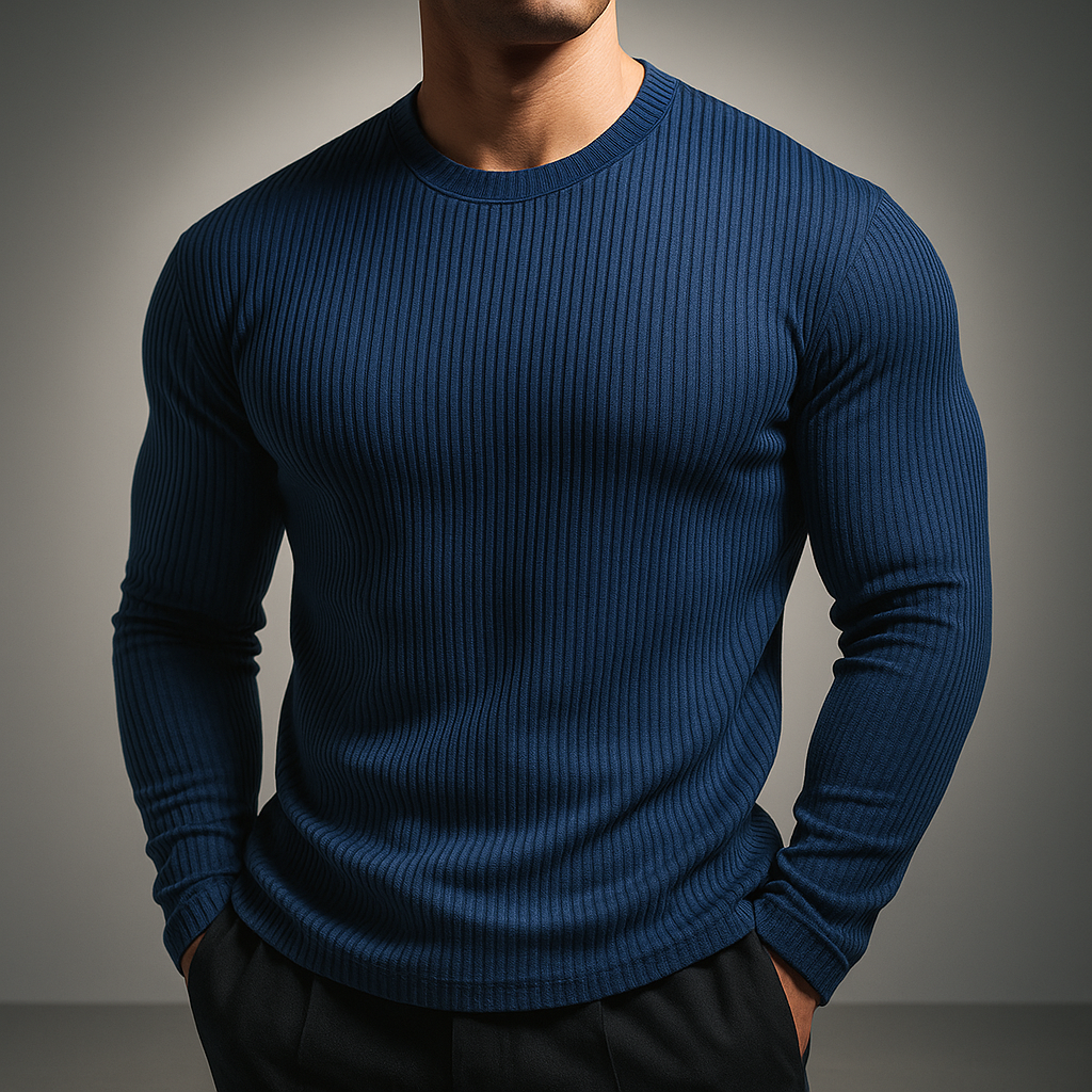 Laurent Rib-Knit Sweater