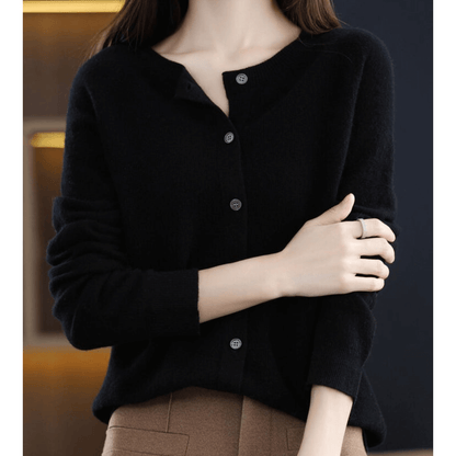 Livia Cashmere Blend V-Neck Cardigan