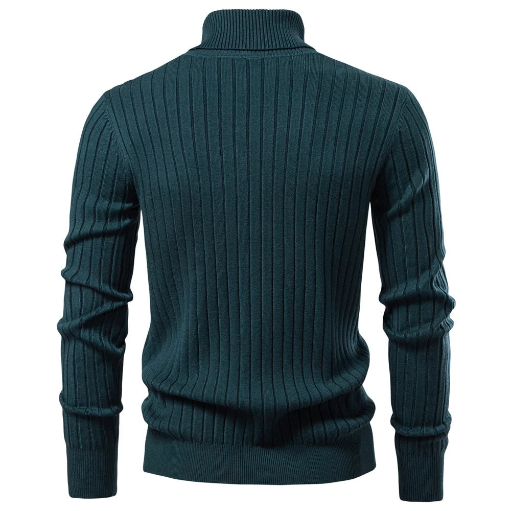 Dalton Ribbed Knit Turtleneck