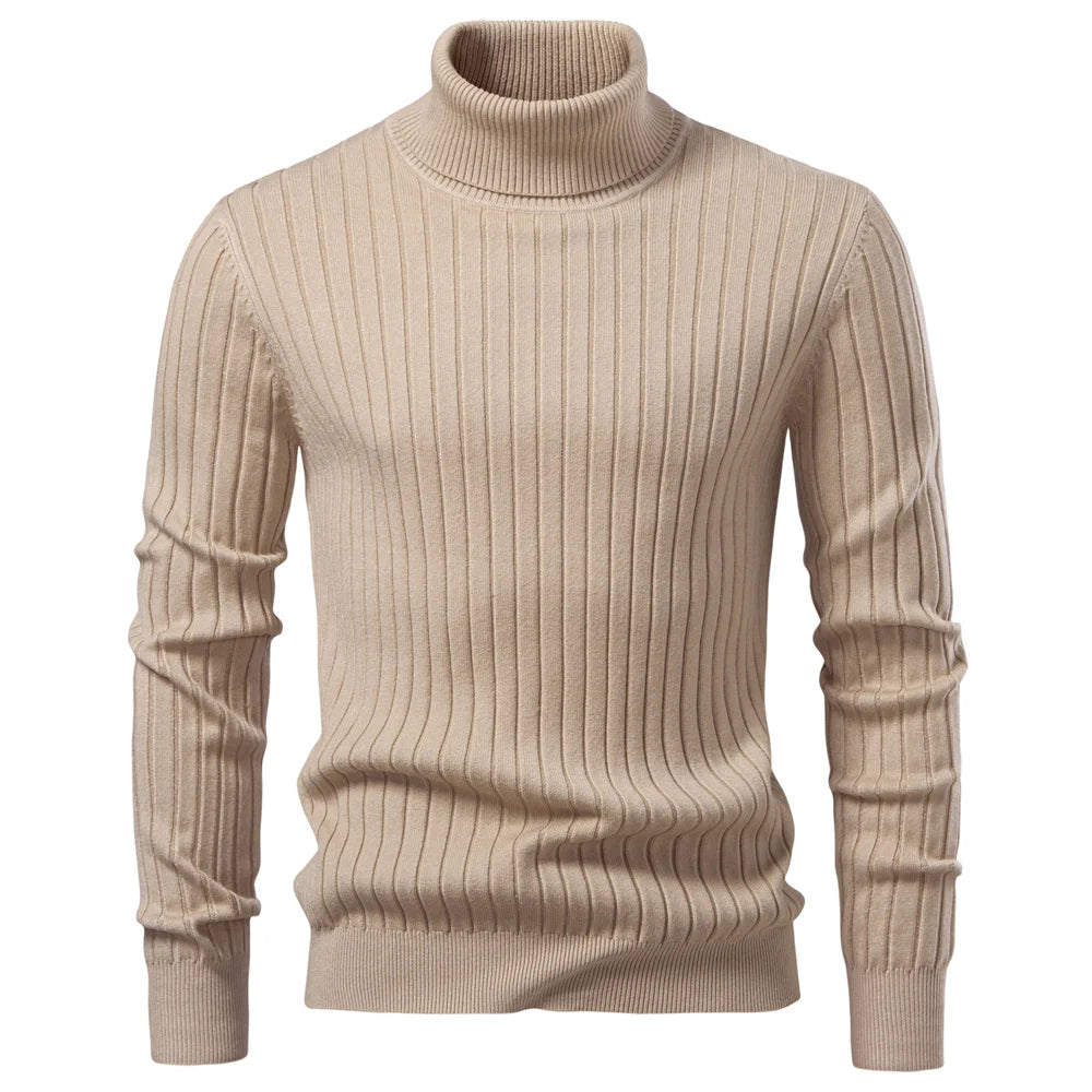 Dalton Ribbed Knit Turtleneck