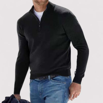 Men’s Bellagio Half-Zip Cashmere Sweater