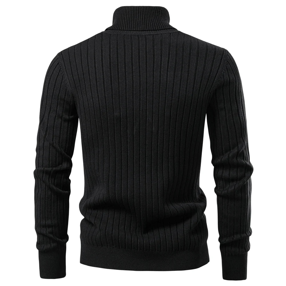 Dalton Ribbed Knit Turtleneck