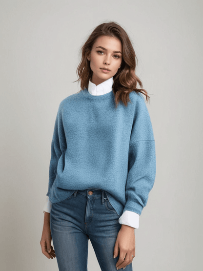 Aurelia Cashmere Blend Crewneck Sweater