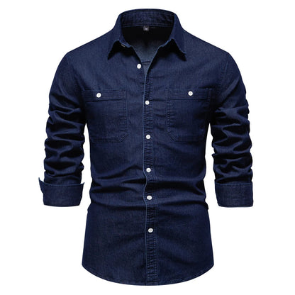 Mercer Slim-Fit Denim Shirt