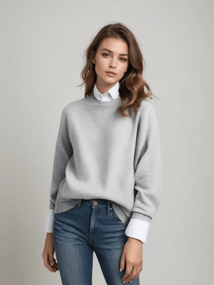 Aurelia Cashmere Blend Crewneck Sweater
