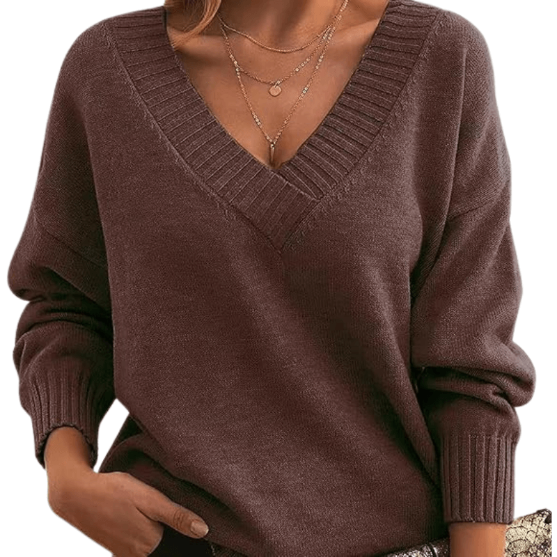 Women’s Classic V-Neck Cashmere Pullover