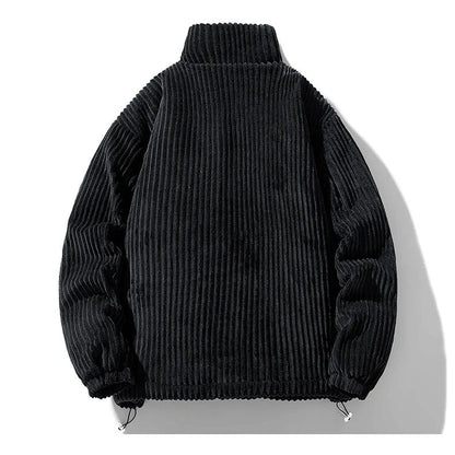 Bordeaux Quilted Corduroy Jacket