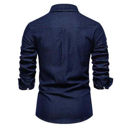 Mercer Slim-Fit Denim Shirt