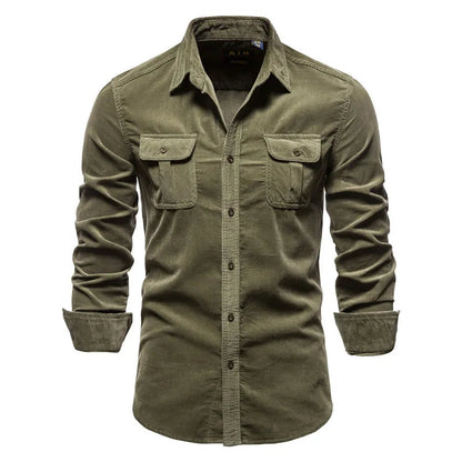 Astoria Slim-Fit Corduroy Shirt