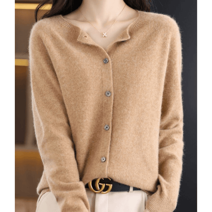 Livia Cashmere Blend V-Neck Cardigan