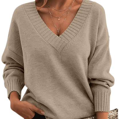 Women’s Classic V-Neck Cashmere Pullover