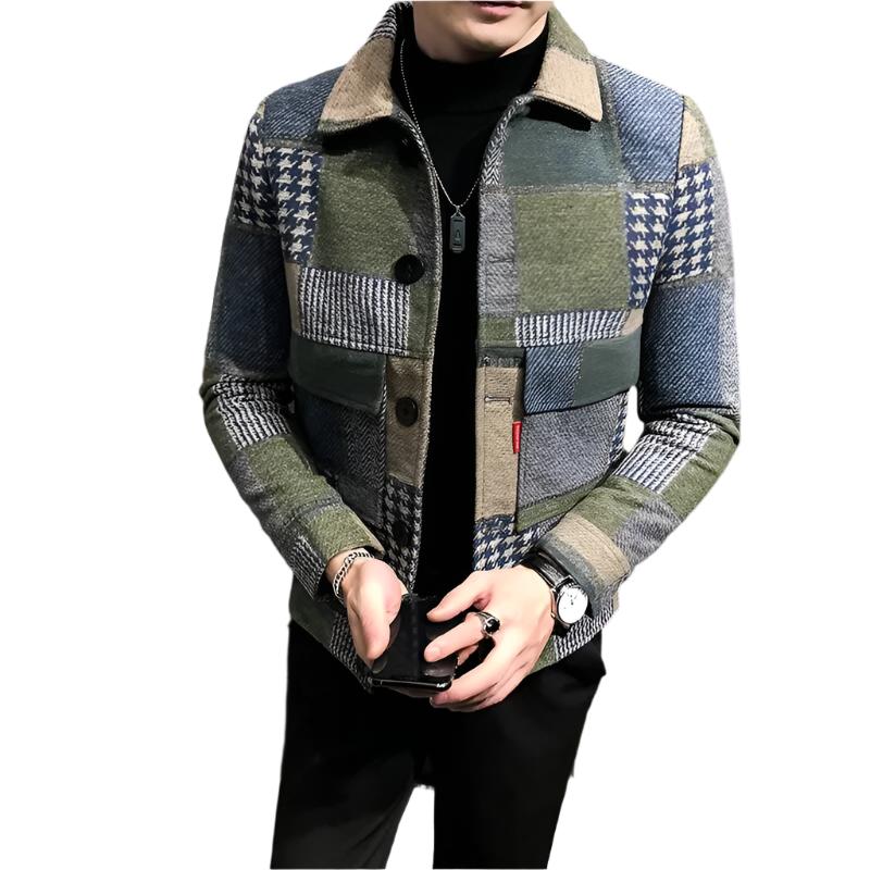 Alvan Glen-Stripe Overcoat