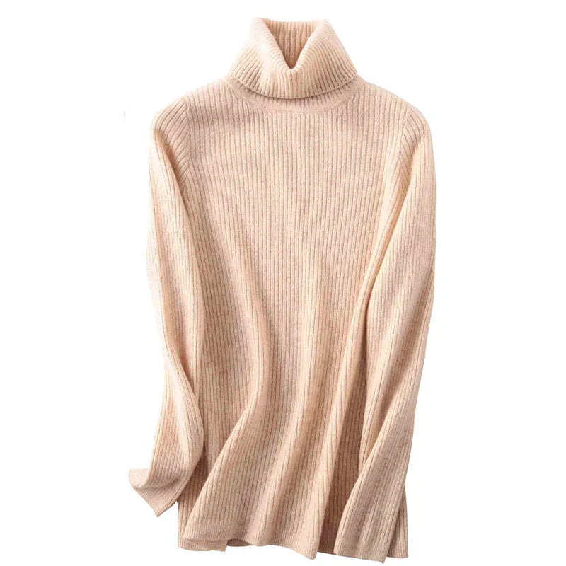 Elina Cashmere Turtleneck Sweater