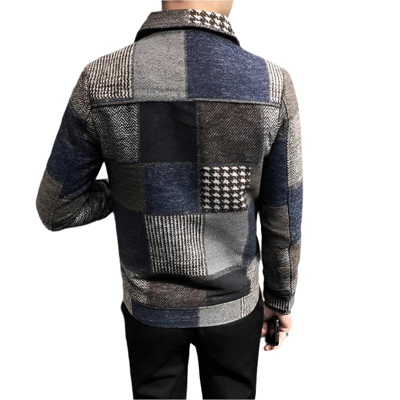 Alvan Glen-Stripe Overcoat