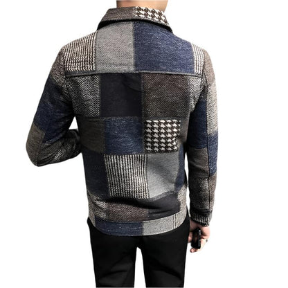 Alvan Glen-Stripe Overcoat