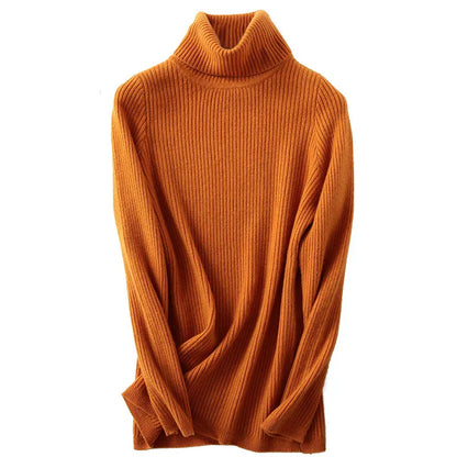 Elina Cashmere Turtleneck Sweater
