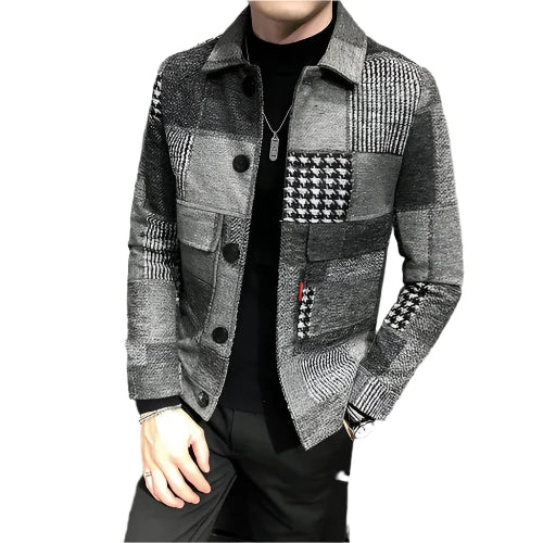 Alvan Glen-Stripe Overcoat