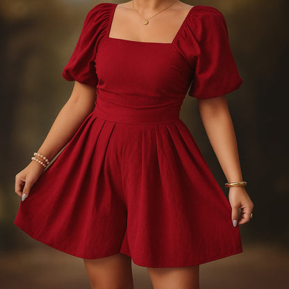 Coralie Structured Romper