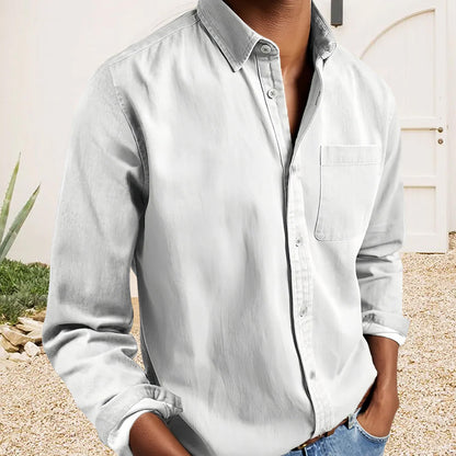 Men’s Delano Textured Cotton Shirt