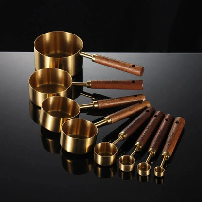 Aureon Polished Stainless Steel Measuring Set