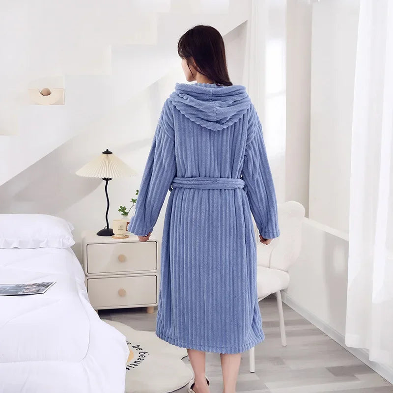 Serina Fleece Lounge Robe