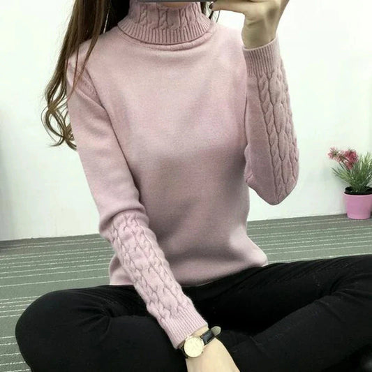 Sorella Ribbed Turtleneck Sweater