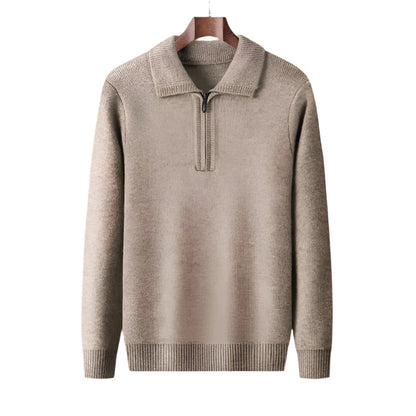 Arven Cashmere Quarter-Zip Jumper