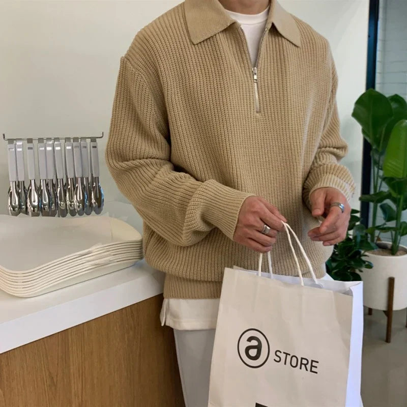 Devon Quarter Zip Sweater