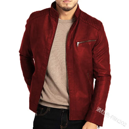 Ferrano Leather Moto Jacket