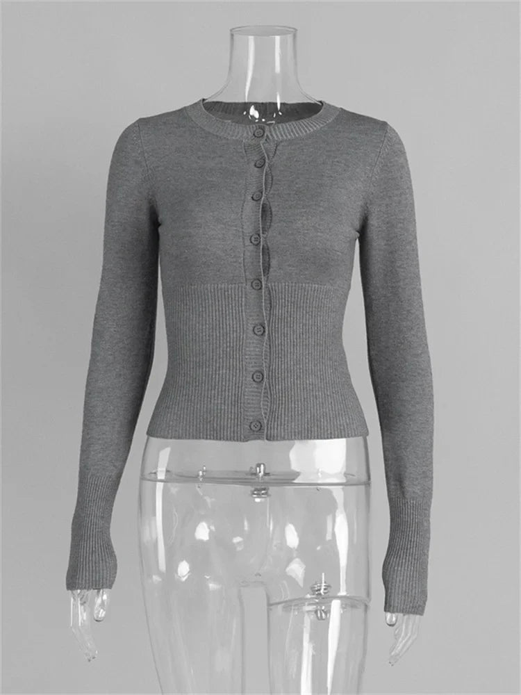 Alessina Slim Knit Cardigan