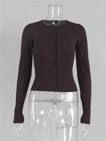 Alessina Slim Knit Cardigan