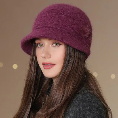 Aubrella Warm Knit Cloche Hat