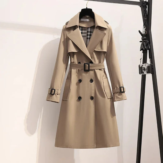 Averine Belted Trench Coat
