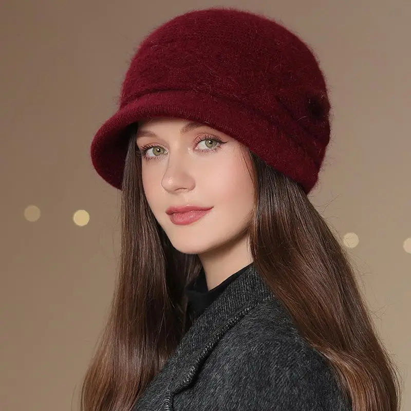 Aubrella Warm Knit Cloche Hat