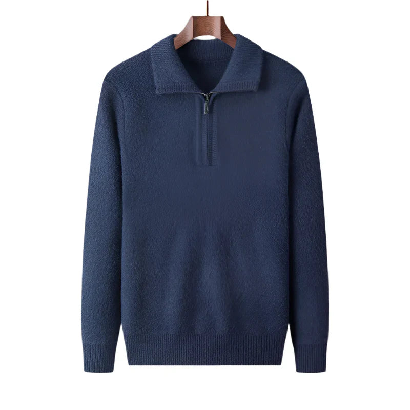 Arven Cashmere Quarter-Zip Jumper