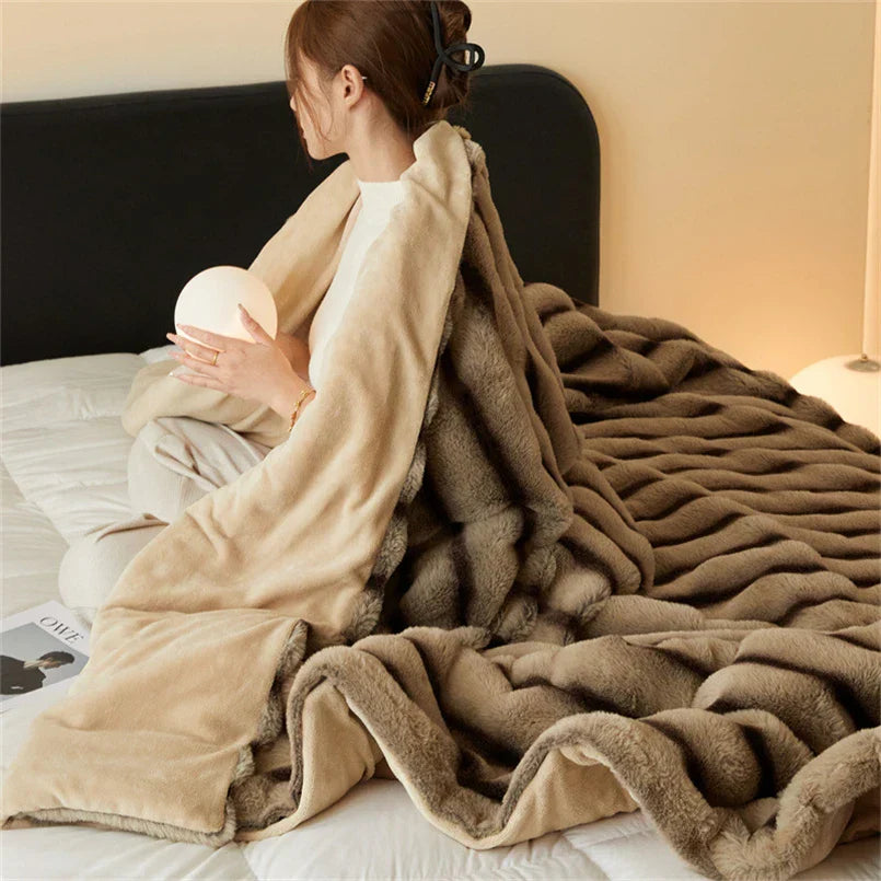 Liora Faux Fur Home Blanket