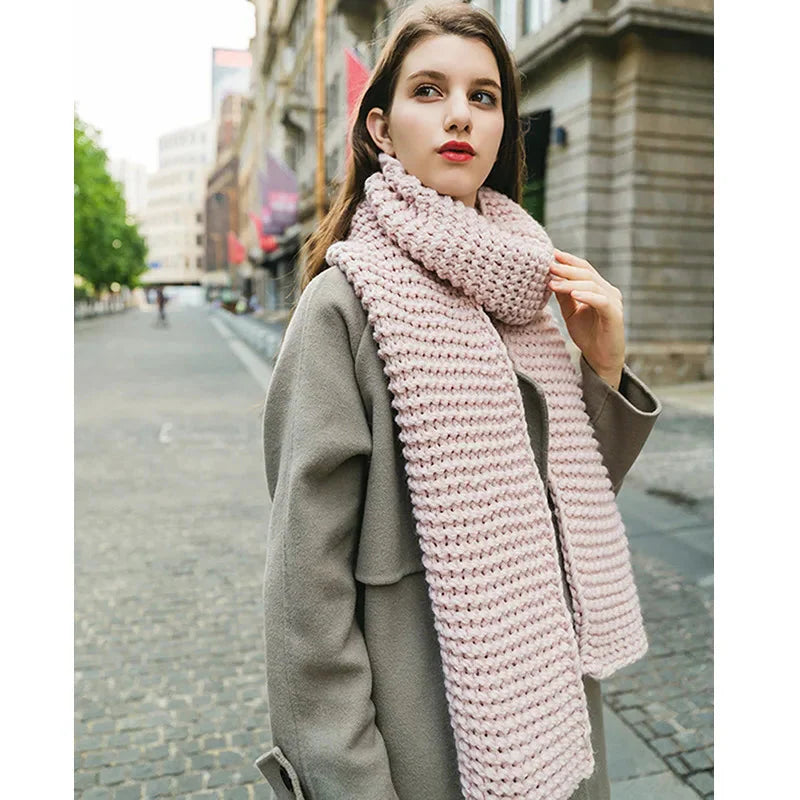 Merina Chunky Knit Scarf