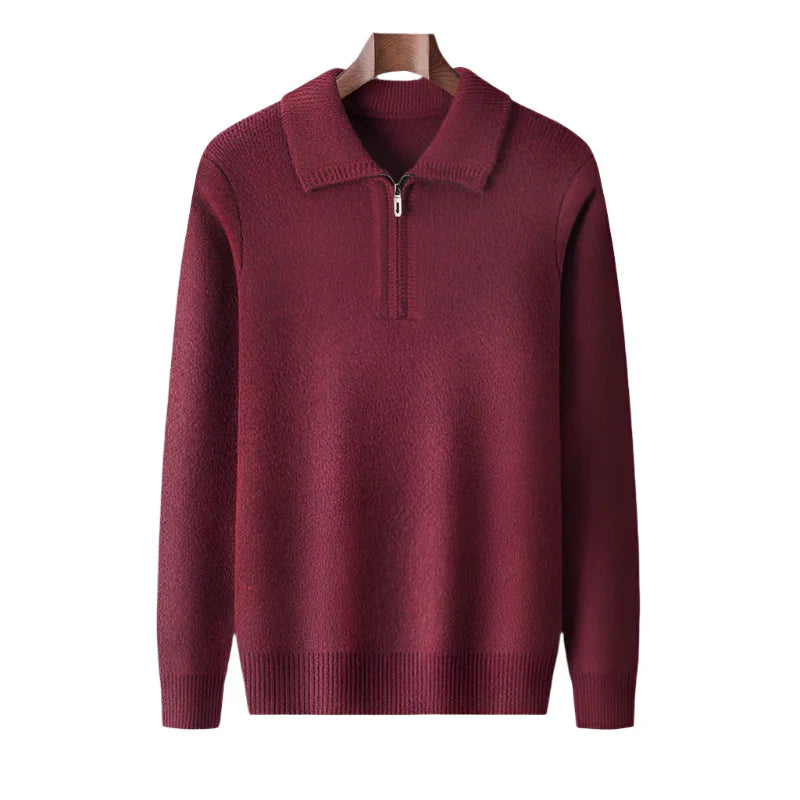 Arven Cashmere Quarter-Zip Jumper