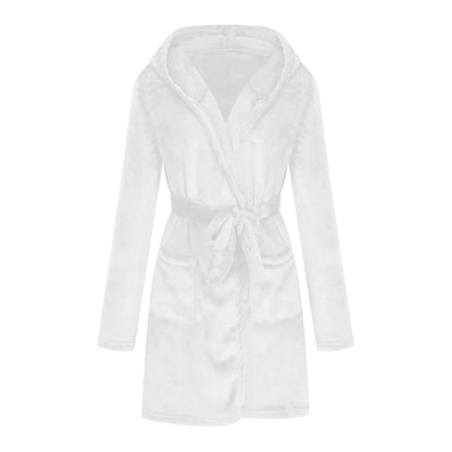 Marivelle Plush Hooded Robe