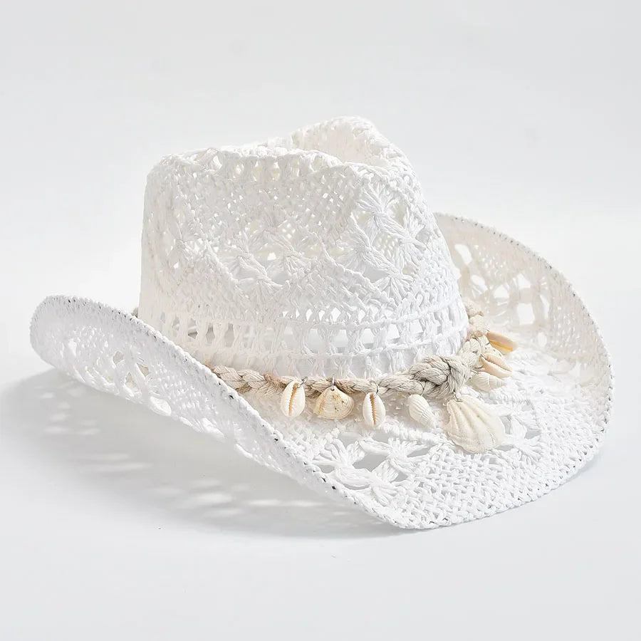 Maristella Crochet Straw Hat